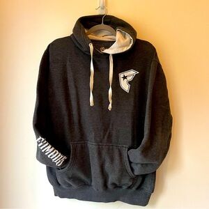 Famous Stars & Straps Black Hoodie with White Accents